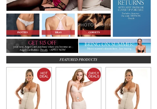 Lingerie E-commerce Website Design and Development