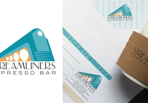 Streamliners Espresso Bar Branding