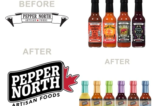 Rebranding of Pepper North Hot Sauces