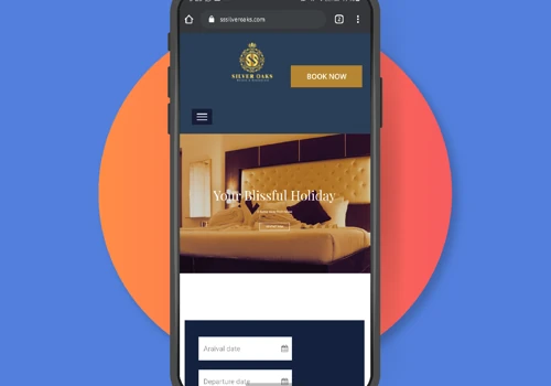 Website Development for a Silver Oaks Resort
