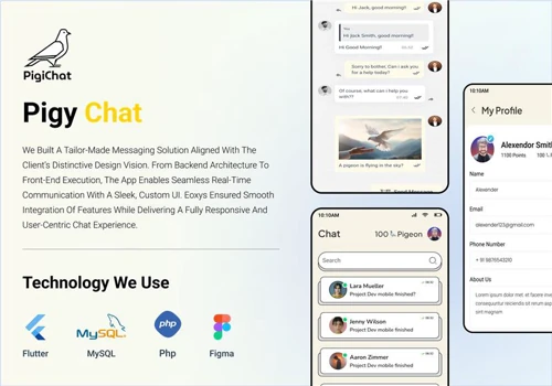 Custom Messaging App Dev for a Social Network