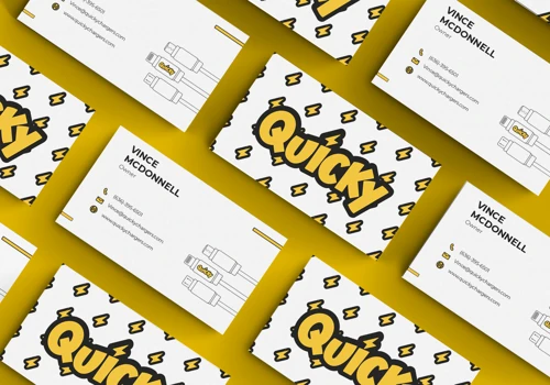 Business card for Quicky
