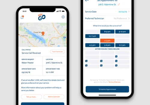 billyGO! - On-demand Plumbing Service Mobile App