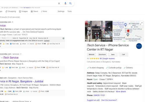 On-Page & Local SEO for iTech Service
