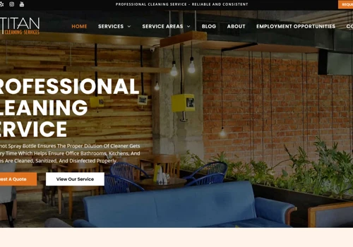 Titan Cleaning Services - WordPress Build