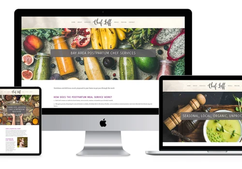 Web Design for private chef