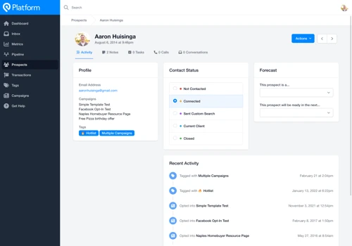 Custom CRM with complex workflows and integrations