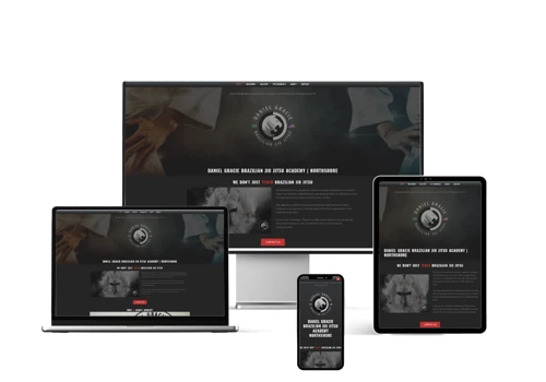 Daniel Gracie Academy Website Redesign
