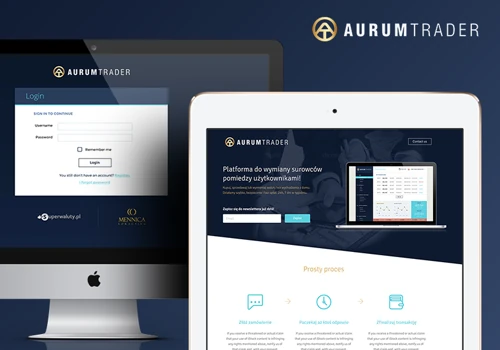 AurumTrader - Fintech / Crypto Platform