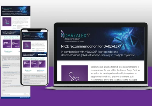 Janssen Pharma - Newsletter & Landing Page Design