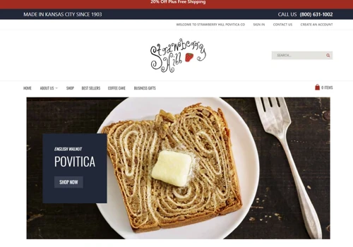 Strawberry Hill E-Commerce Website