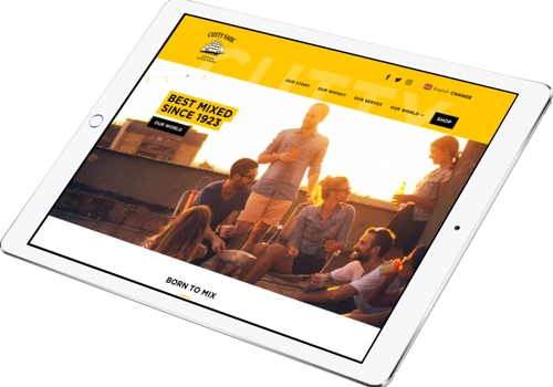Cutty Sark Web Design & Development