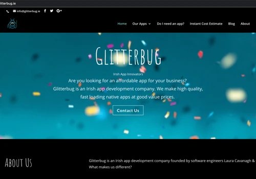 Glitterbug Website