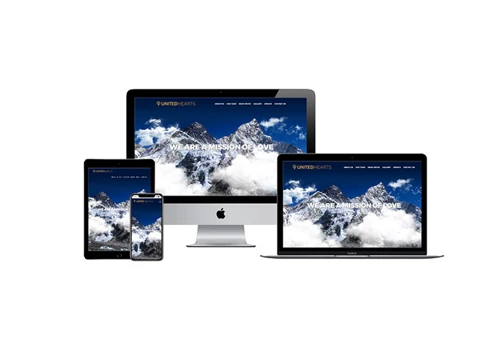 United Hearts Non profit organization website design