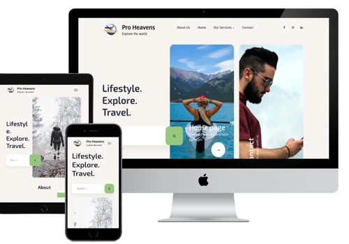 Pro Heavens Website Design