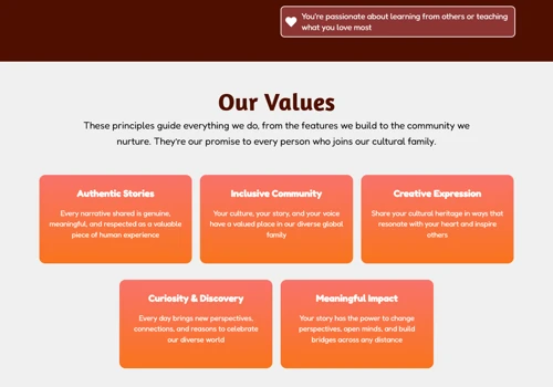 Culture website, Bohalien