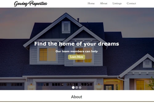 Website overhaul for a local real estate broker