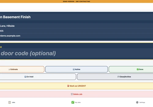 RMI Job Tracker and Management