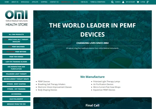 Medical Equipment's Online Store