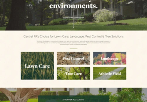 Website Rebuild - Lawn Care Company