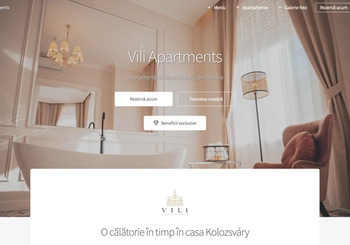Vili Apartments Robust Web App