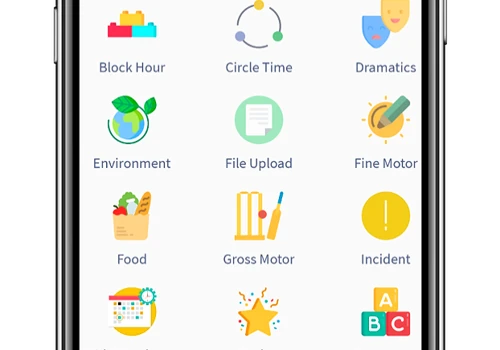 Childcare management app