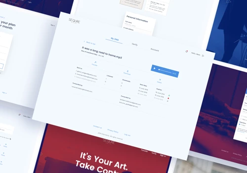 "SeQure Arts" Web application MVP