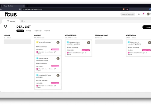 In-house CRM