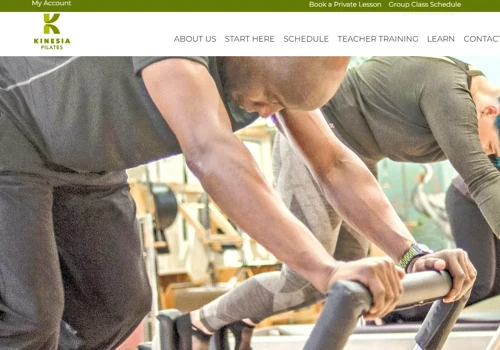 New Wix website for Kinesia Pilates