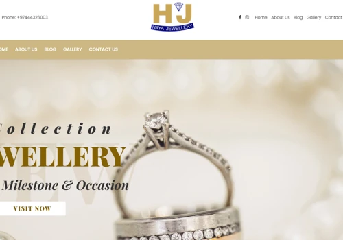 Website for Jewellery Shop in Qatar