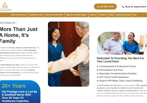 Compassion-Led Home Care Website