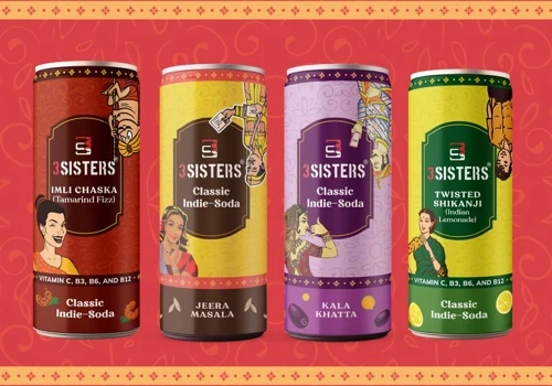 Branding & Packaging Design - 3Sisters Indie-soda
