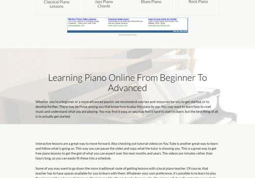 Learn Piano Online