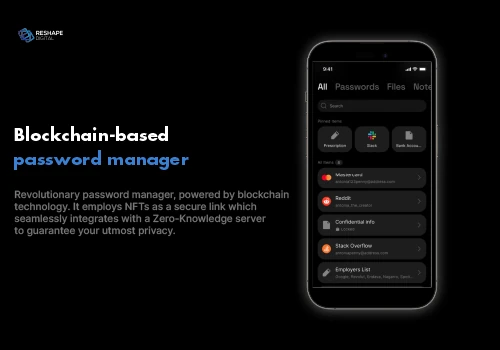 Blockchain based password manager
