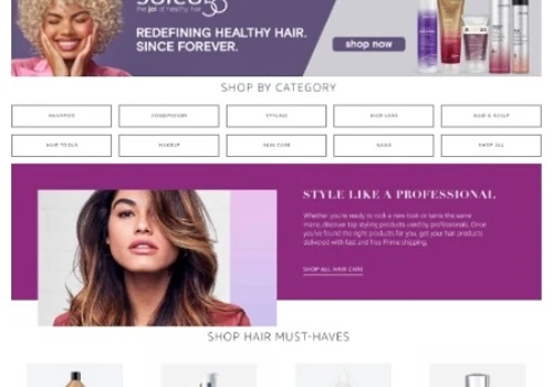 Website Re-Design for Professional Beauty Brands