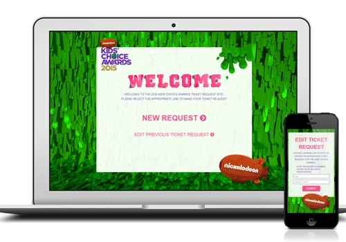 Web Development for Nickelodeon