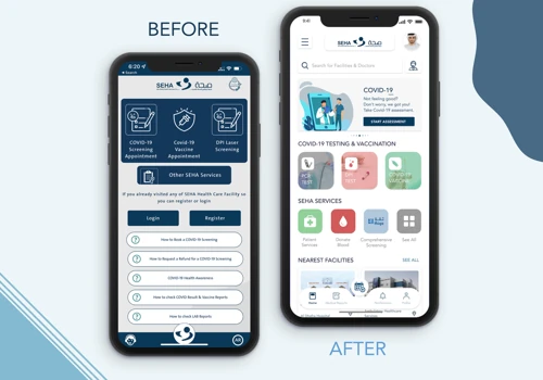 Redesign SEHA App