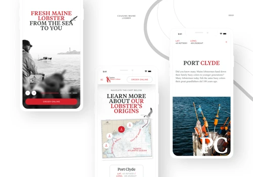 Cousins Maine Lobster - Main site and eCommerce Storefront