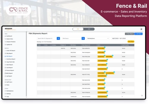 ERP and Sales/Inventory Platform