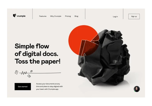 Crumple | Landing Page