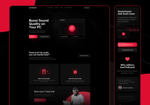FxSound | Landing Page
