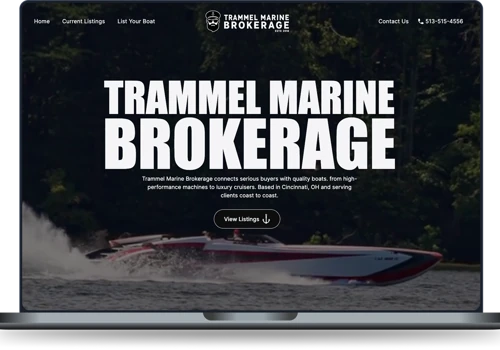Trammel Marine Brokerage Website