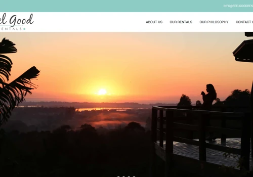 Website for Feel Good Rentals