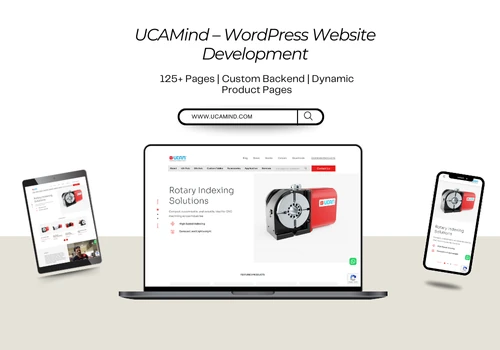 WordPress Website for Rotary Table Manufacturer