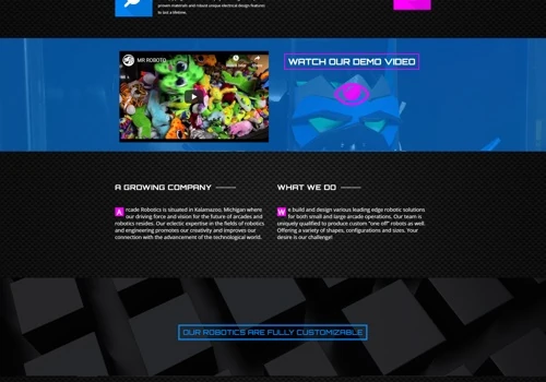 Arcade Robotics Website