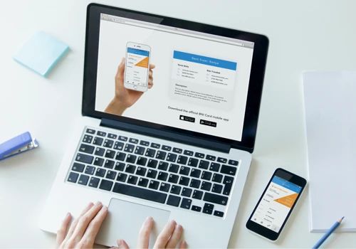 Business Card Caddy App