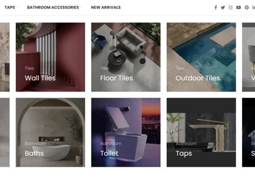 Tiles Company Web Design