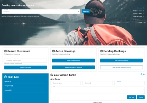 eRoam Travel Technology Portal