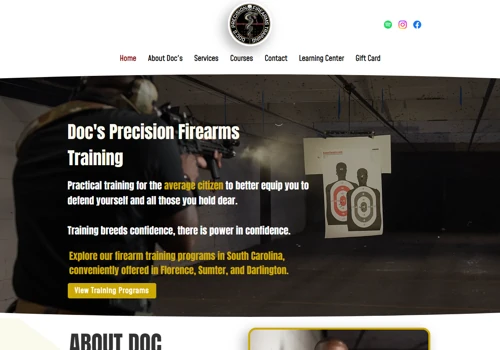 Firearms Training Web Redesign and SEO