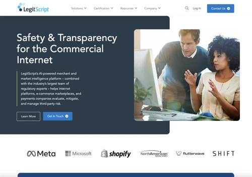Design & Graphics Updates for LegitScript.com
